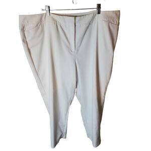 Sejour Off White Dress Pants, Fully Lined, 24W